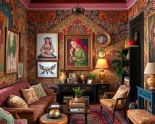 Styl maksymalistyczny we wnętrzach: jak łączyć kolory, wzory i tekstury, by uniknąć chaosu i kiczu