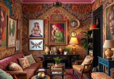 Styl maksymalistyczny we wnętrzach: jak łączyć kolory, wzory i tekstury, by uniknąć chaosu i kiczu