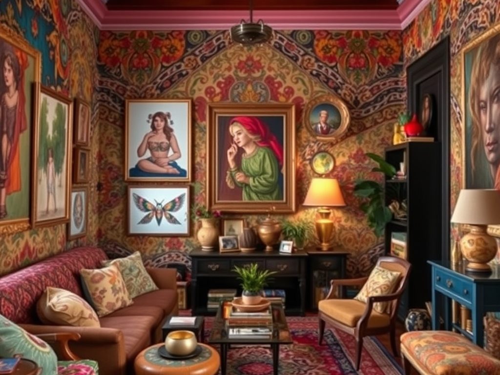 Styl maksymalistyczny we wnętrzach: jak łączyć kolory, wzory i tekstury, by uniknąć chaosu i kiczu