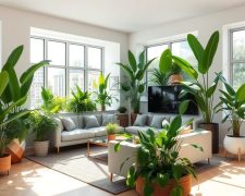 Styl urban jungle we wnętrzach: jak stworzyć miejską dżunglę z naturalną harmonią i klimatem