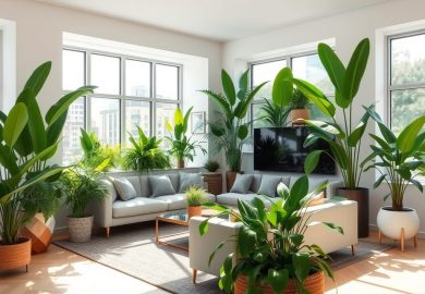 Styl urban jungle we wnętrzach: jak stworzyć miejską dżunglę z naturalną harmonią i klimatem