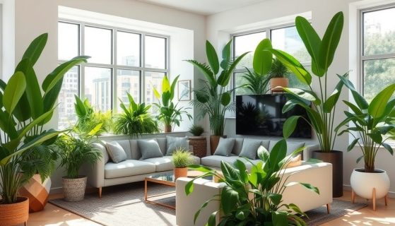 Styl urban jungle we wnętrzach: jak stworzyć miejską dżunglę z naturalną harmonią i klimatem